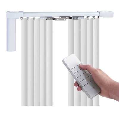 ผู้ผลิตขายส่ง Silent Design Ripple Fold Wifi Tuya Motor Smart Home รางม่านไฟฟ้าอลูมิเนียม
