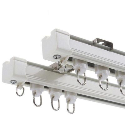 20 Feet Sticky Ceiling Wall Mounting No Drill รางม่านอะลูมิเนียมพร้อมเทปกาว