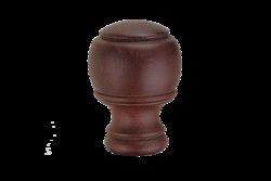 Wood Curtain Rod UK Design Livingroom Window Curtain Pole, Rod Finials, Livingroom Curtain Pole