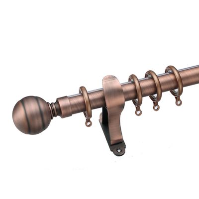 Electroplating Bronze Curtain Rod วัสดุสแตนเลสสำหรับตกแต่งบ้าน
