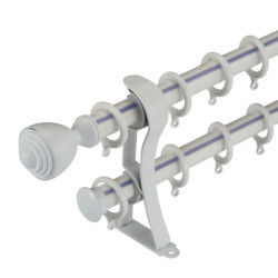 Electroplating Bronze Curtain Rod วัสดุสแตนเลสสำหรับตกแต่งบ้าน