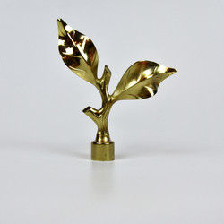 Gold Sliver Curtain Rod End Cap อุปกรณ์ผ้าม่าน