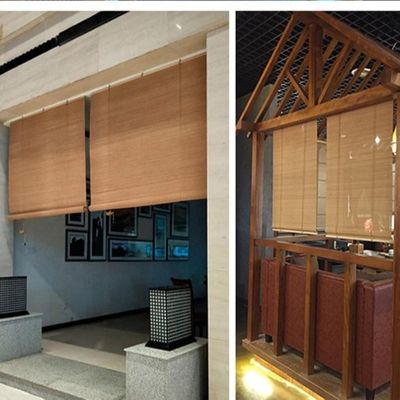 ม่านบังแดดประเภทโรงแรม, มู่ลี่ไม้ไผ่ระเบียงสำหรับห้องชาศึกษาสำนักงานโรงแรม