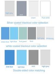 ผ้าม่านหน้าต่างสำนักงานทึบแสงสีเทาสำหรับตกแต่งภายในอาคาร