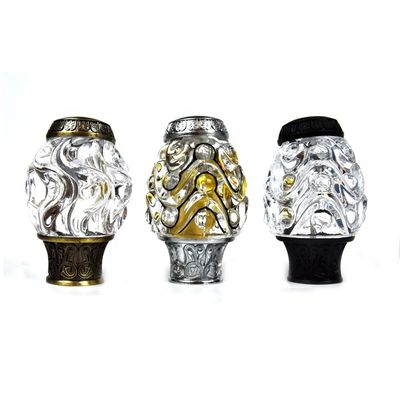 Custom Curtain Finials Crystal Curtain Rod อุปกรณ์เสริม