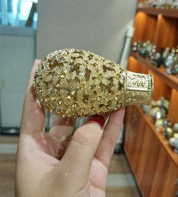 ขายส่งราวม่านราคาปลายโลหะสีทองอุปกรณ์ราวม่านขั้นสุดท้าย