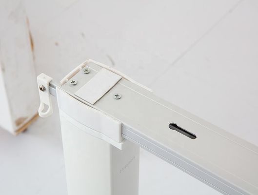 รางม่านปรับเสียงเงียบแบบไฟฟ้า Telescopic วัสดุอลูมิเนียมอัลลอยด์