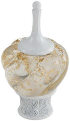 หัวม่านแก้วตกแต่งหรูหราอุปกรณ์เสริมผ้าม่านสำหรับราวม่าน