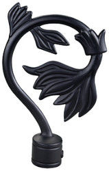 หัวม่านแก้วตกแต่งหรูหราอุปกรณ์เสริมผ้าม่านสำหรับราวม่าน