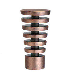 หัวม่านแก้วตกแต่งหรูหราอุปกรณ์เสริมผ้าม่านสำหรับราวม่าน