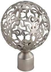 หัวม่านแก้วตกแต่งหรูหราอุปกรณ์เสริมผ้าม่านสำหรับราวม่าน