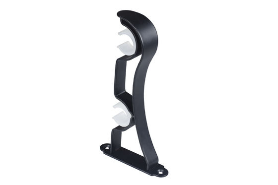 โลหะตกแต่งเพดาน Double Mount Copper Curtain Rod Bracket