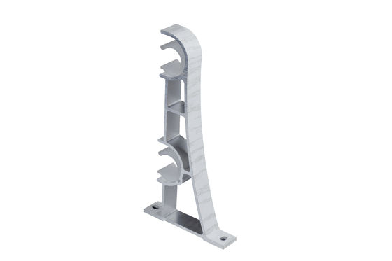 โลหะตกแต่งเพดาน Double Mount Copper Curtain Rod Bracket