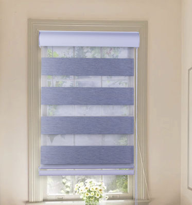 ผ้าที่ทันสมัย ​​Zebra Blind Shades, Zebra Curtains ไฟดับ สำหรับในร่ม