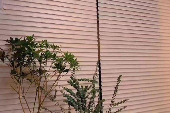 Tuya Motor Blinds Shangri La ระยะไกล Ripple Folding สำหรับห้องนั่งเล่น