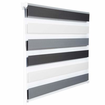 ผ้าม่านม้วนลายม้าลายในห้องน้ำ No Punch Bathroom Toilet Kitchen Blackout Waterproof Pull Down Blinds