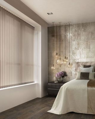 Electric Dream Curtain มู่ลี่แนวตั้ง Graffiti Millet Home Smart Motor Track ห้องนั่งเล่น ระเบียง Blackout Voice